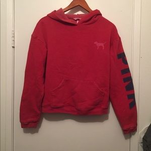 Victoria's Secret PINK used red hoodie